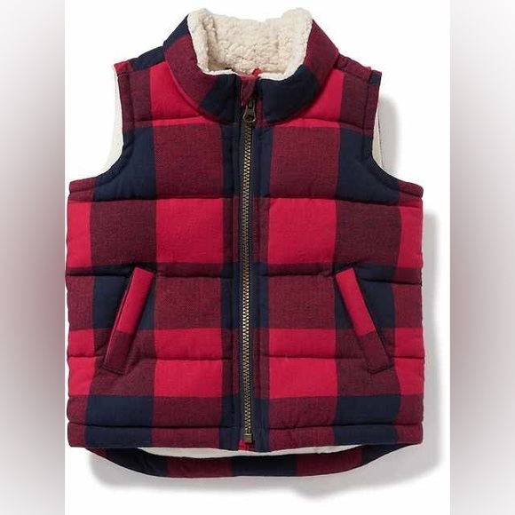 Buffalo Plaid Flannel Vest - Picture 4 of 5
